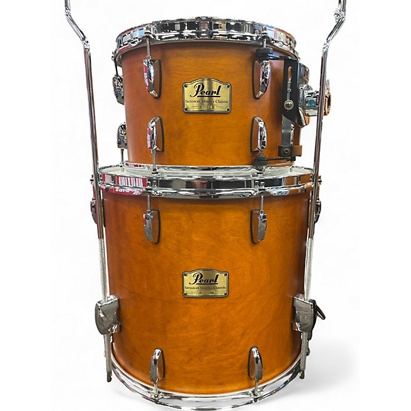 Used Pearl 3 Piece Session Studio Classic Amber Drum Kit