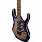 Used Ibanez RG1070PBZ Premium Cerulean Blue Solid Body Electric Guitar