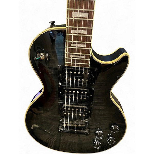 Used Epiphone LIMITED EDITION FLAME TOP 3 PICK UP CUSTOM GRAY FLAME Solid Body Electric Guitar