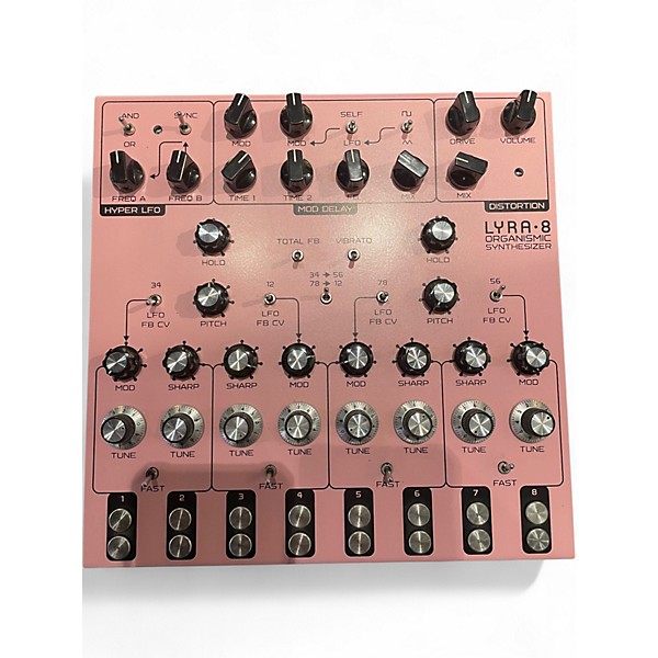 Used Soma Lyra-8 (Pink) Synthesizer