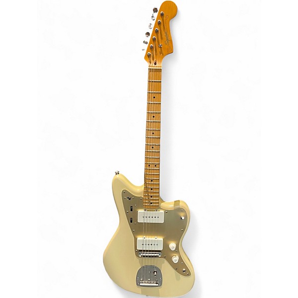 Used Squier 40th Anniversary Jazzmaster Vintage Edition Satin Desert Sand Solid Body Electric Guitar