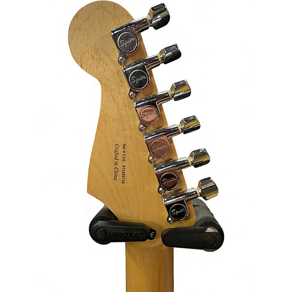Used Squier Affinity Stratocaster Black Solid Body Electric Guitar
