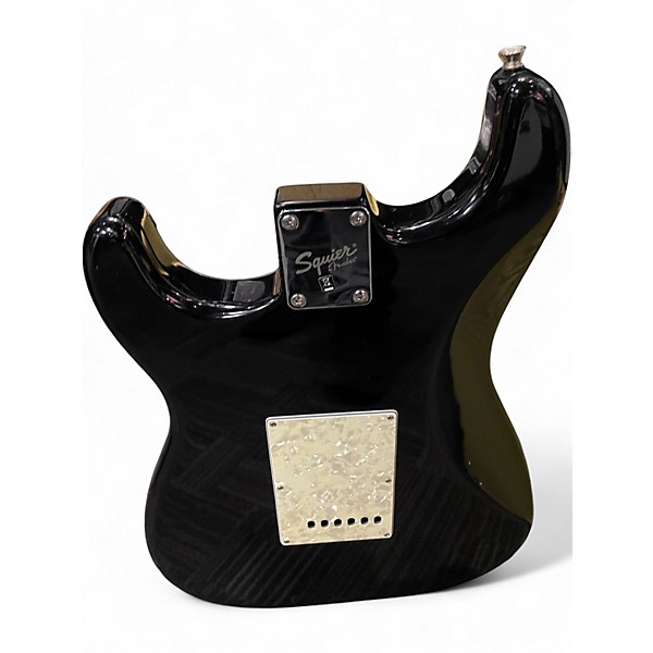 Used Squier Affinity Stratocaster Black Solid Body Electric Guitar