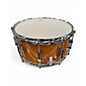 Used Pork Pie USA 7X14 BUBINGA GLOSS SNARE Amber Drum