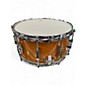 Used Pork Pie USA 7X14 BUBINGA GLOSS SNARE Amber Drum