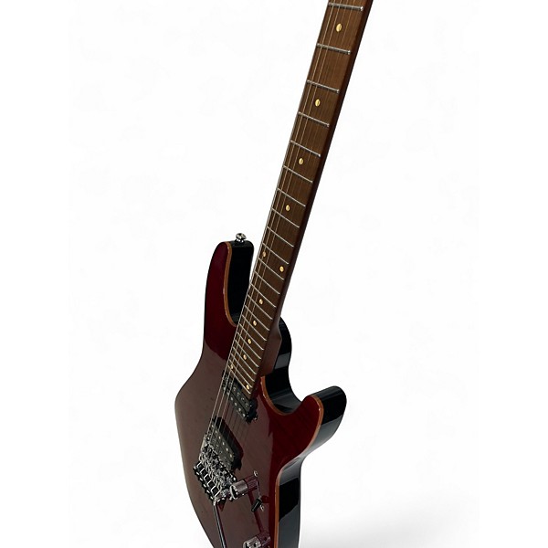 Used Harley Benton FUSION-III HH FR  TRANSPARENT FLAMED CHERRY Solid Body Electric Guitar