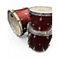 Used DW 3 Piece Design Series matte Red Drum Kit