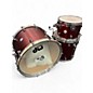Used DW 3 Piece Design Series matte Red Drum Kit