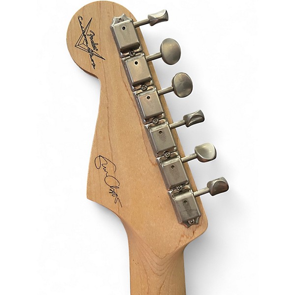 Used Fender Custom Shop Artist Series Eric Clapton Stratocaster Mercedes Blue Solid Body Electric Guitar
