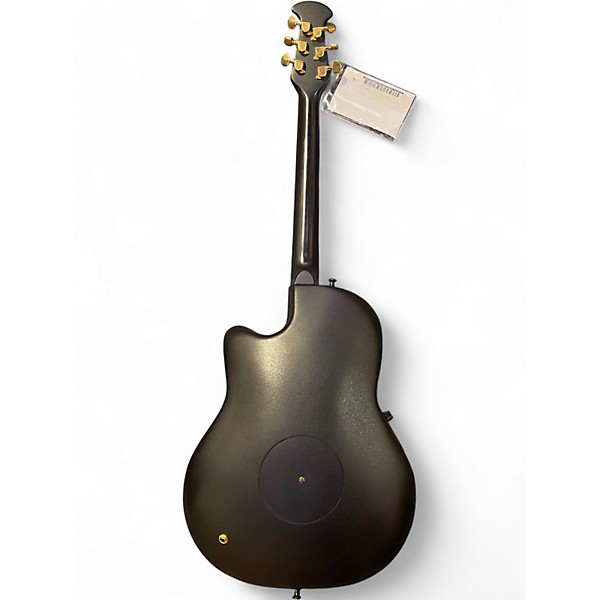 Used Ovation 1868 ELITE Black Acoustic Electric Guitar