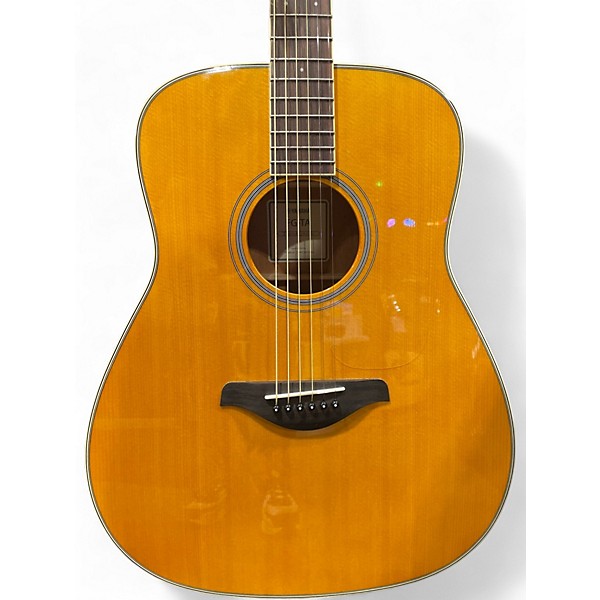 Used Yamaha FG-TA Natural Acoustic Guitar