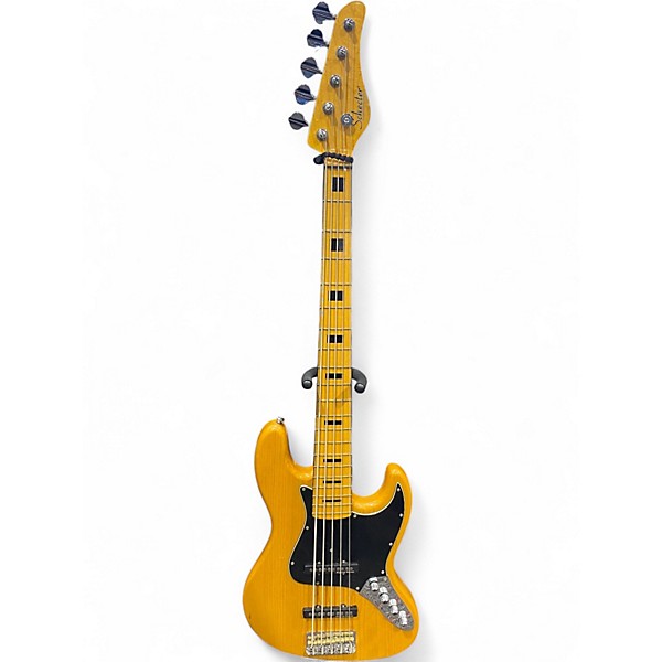 Used Schecter Guitar Research DIAMOND SERIES J5 Natural Electric Bass Guitar