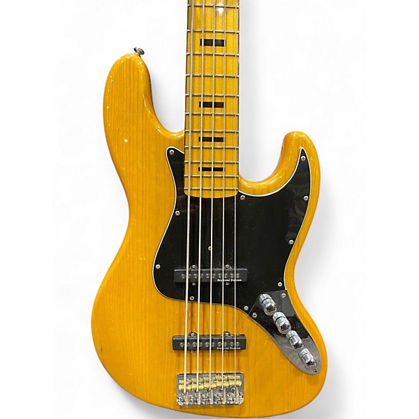 Used Schecter Guitar Research DIAMOND SERIES J5 Natural Electric Bass Guitar