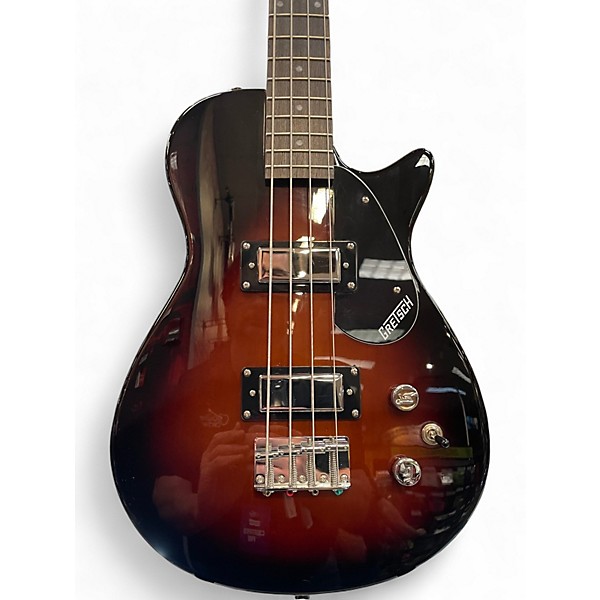 Used Gretsch Guitars Streamliner Jet Club Bass Single-Cut Short-Scale Havana Burst Electric Bass Guitar