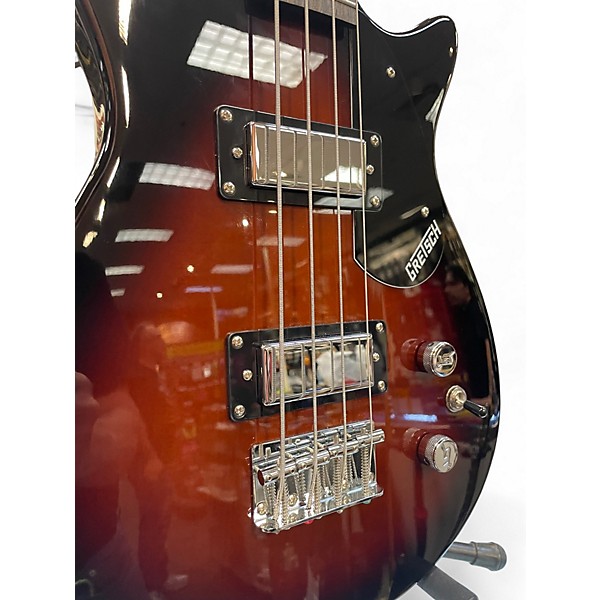 Used Gretsch Guitars Streamliner Jet Club Bass Single-Cut Short-Scale Havana Burst Electric Bass Guitar