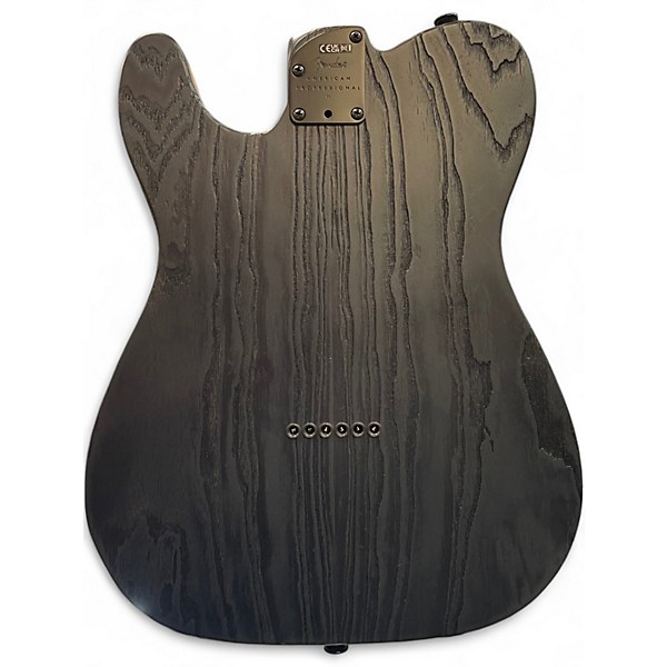 Used Fender American Professional II Telecaster HH LTD Chambered Smoke Solid Body Electric Guitar