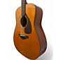 Used Yamaha fgx 5 red label Natural Acoustic Electric Guitar