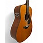 Used Yamaha fgx 5 red label Natural Acoustic Electric Guitar
