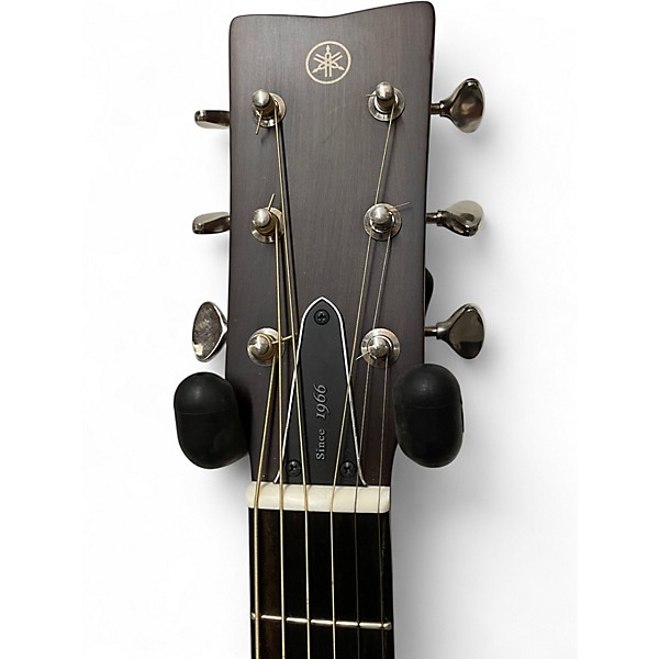 Used Yamaha fgx 5 red label Natural Acoustic Electric Guitar