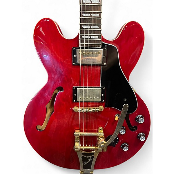 Used Epiphone DOT ES 345 CH STEREO RED Hollow Body Electric Guitar