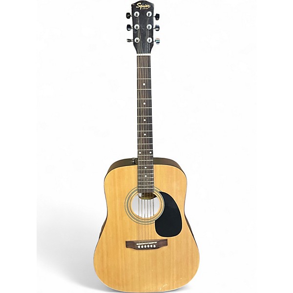 Used Squier SA50 Natural Acoustic Guitar