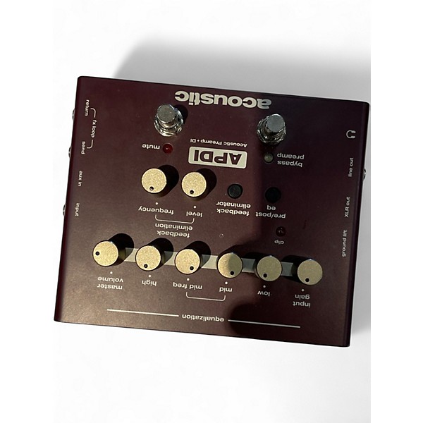 Used Acoustic APDI ACOUTIC PREAMP + DI Pedal