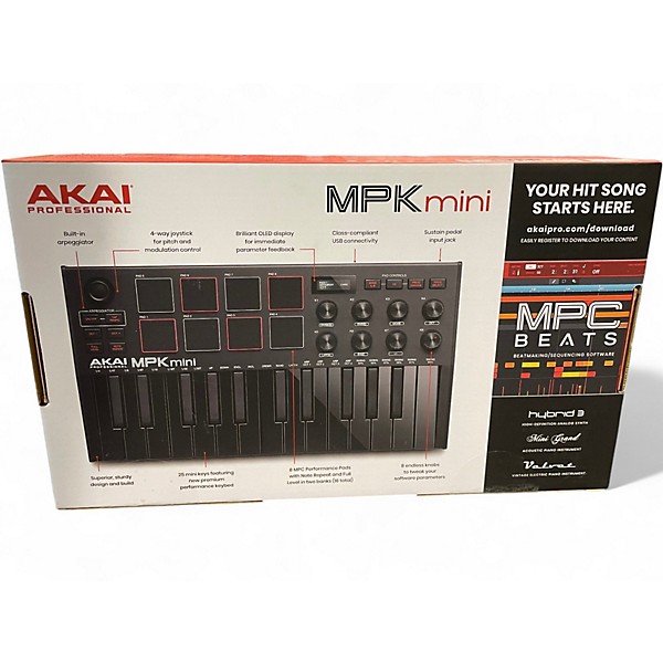 Used Akai Professional MPK Mini MIDI Controller