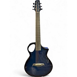 Used Composite Acoustics Cargo Carbon Fiber Trans Blue Acoustic Electric Guitar
