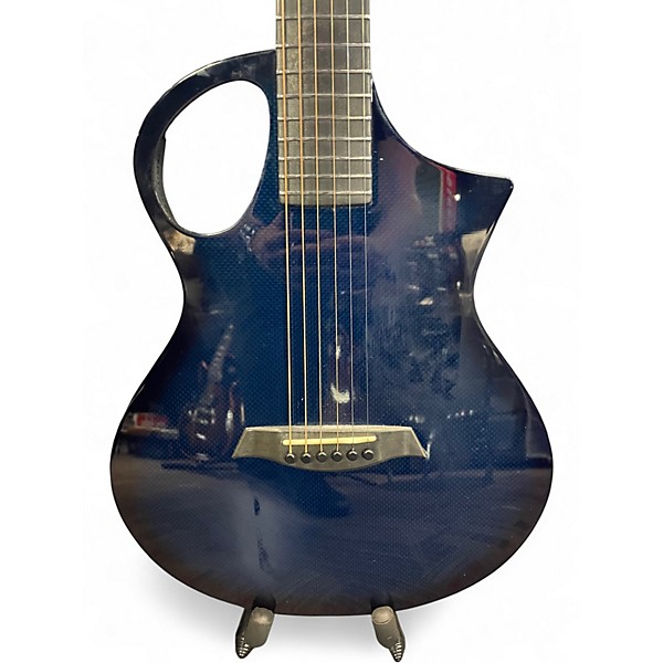 Used Composite Acoustics Cargo Carbon Fiber Trans Blue Acoustic Electric Guitar