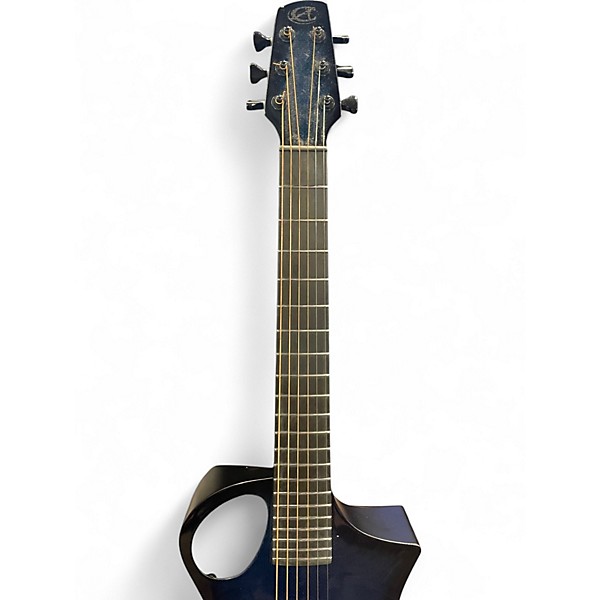 Used Composite Acoustics Cargo Carbon Fiber Trans Blue Acoustic Electric Guitar