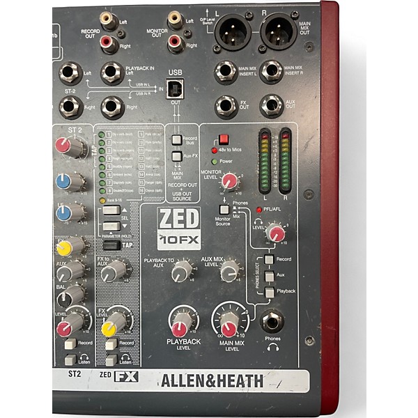 Used Allen & Heath ZED10FX Unpowered Mixer
