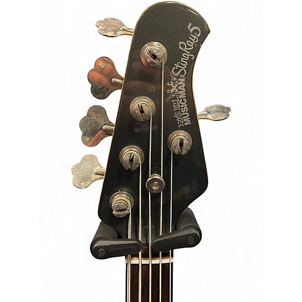 Used Ernie Ball Music Man Stingray 5 H Pewter Electric Bass Guitar