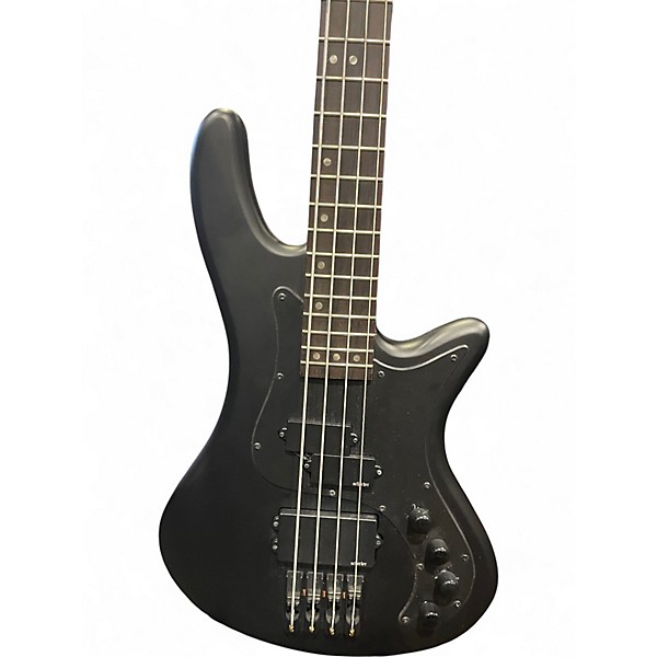 Used Schecter Guitar Research STILETTO STEALTH 4 SATIN BLACK Electric Bass Guitar