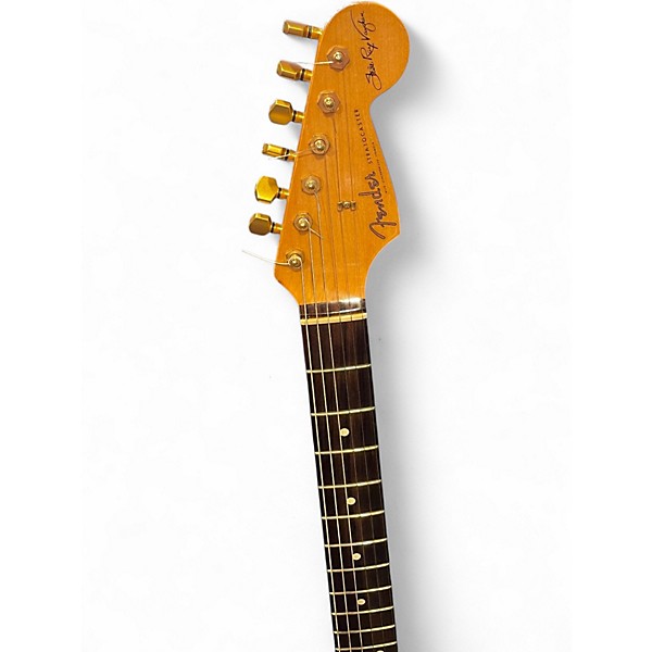 Used Fender Artist Series Stevie Ray Vaughan Stratocaster 2 Color Sunburst Solid Body Electric Guitar