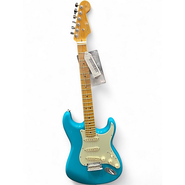 Used Fender American Professional II Stratocaster Baltic Blue Solid Body Electric Guitar