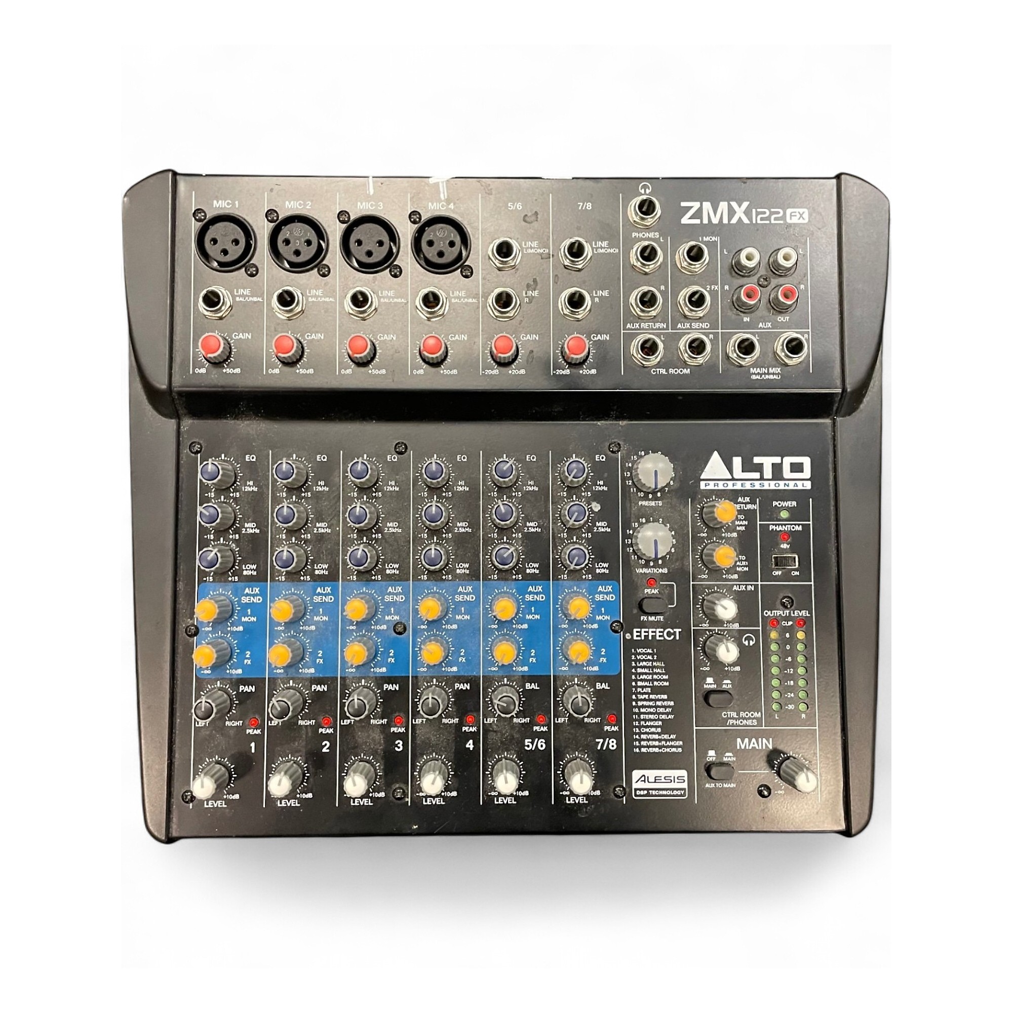 Used Alto ZMX122FX 8-Channel Unpowered Mixer | Guitar Center