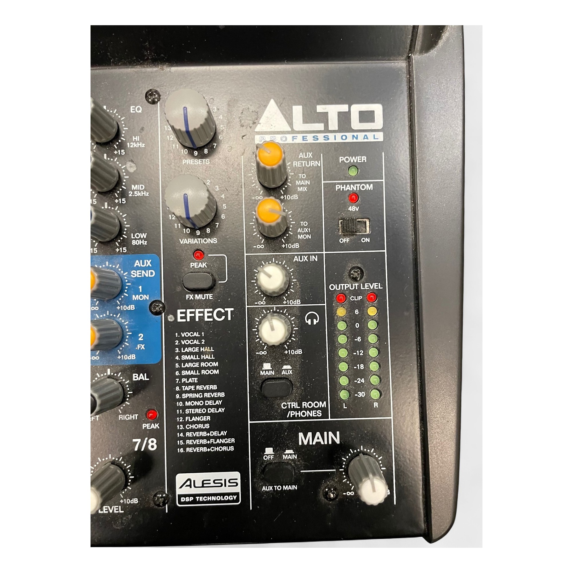 Used Alto ZMX122FX 8-Channel Unpowered Mixer | Guitar Center
