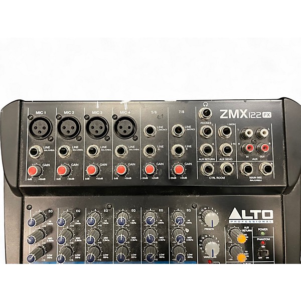 Used Alto ZMX122FX 8-Channel Unpowered Mixer | Guitar Center
