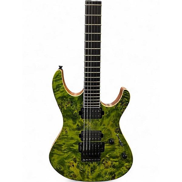 Used Vola Ares Green Solid Body Electric Guitar