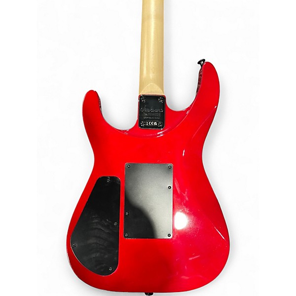 Used Jackson JS34Q Dinky Trans Red Solid Body Electric Guitar