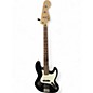 Used Squier Affinity Jazz Bass Black Electric Bass Guitar thumbnail