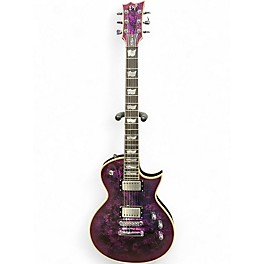Used ESP Eclipse Custom Purple Peel Solid Body Electric Guitar