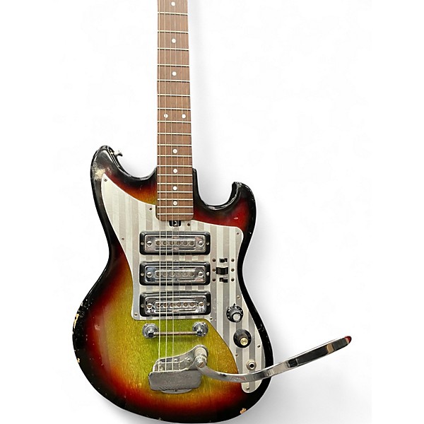 Used Tiesco del ray et311 Sunburst Solid Body Electric Guitar