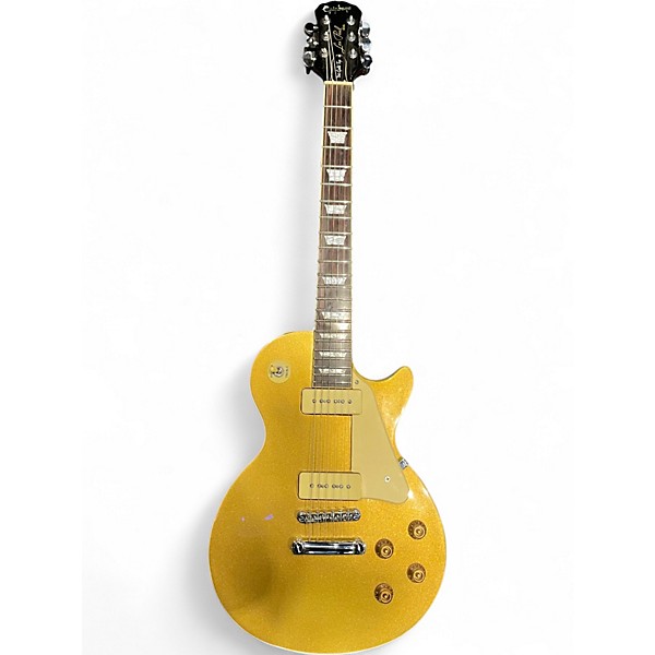 Used 2010s Epiphone Les Paul Special Gold Solid Body Electric Guitar