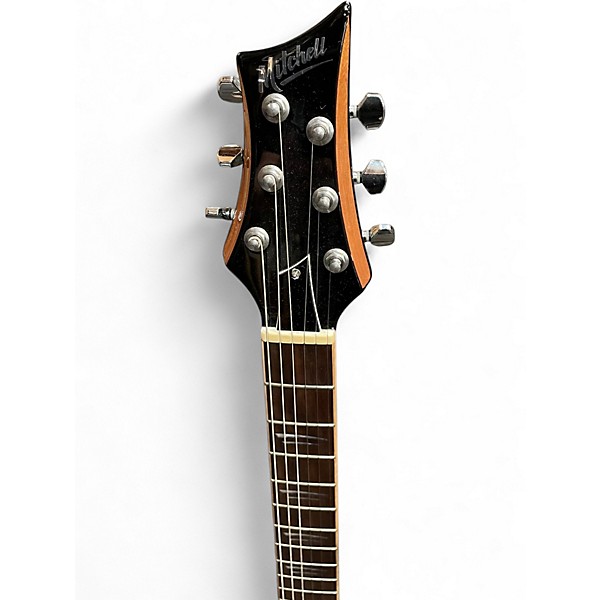 Used Mitchell MS400 Black Solid Body Electric Guitar