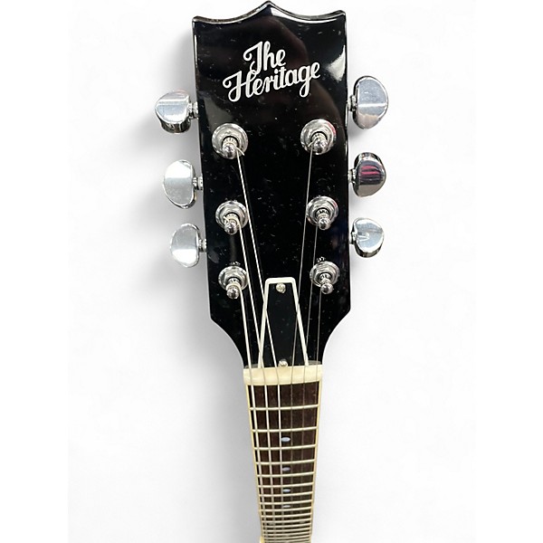 Used Heritage STDH-530 Ebony Hollow Body Electric Guitar
