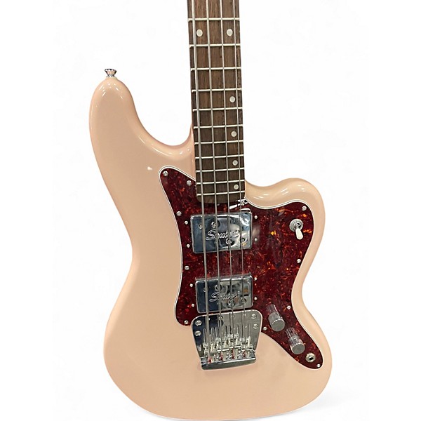 Used Squier Limited Edition Paranormal Rascal™ Bass HH Shell Pink Electric Bass Guitar