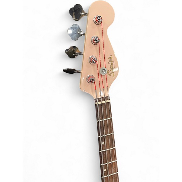 Used Squier Limited Edition Paranormal Rascal™ Bass HH Shell Pink Electric Bass Guitar