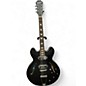 Used Epiphone casino worn Satin Black Hollow Body Electric Guitar thumbnail