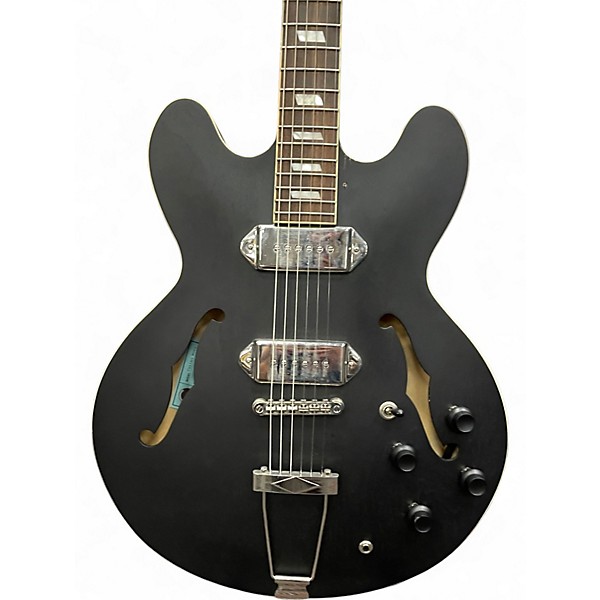 Used Epiphone casino worn Satin Black Hollow Body Electric Guitar